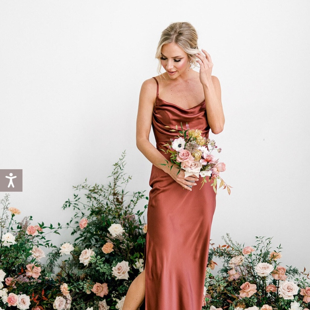 REVELRY BRIDESMAID NWT - Ready To Ship Skye Satin Dress